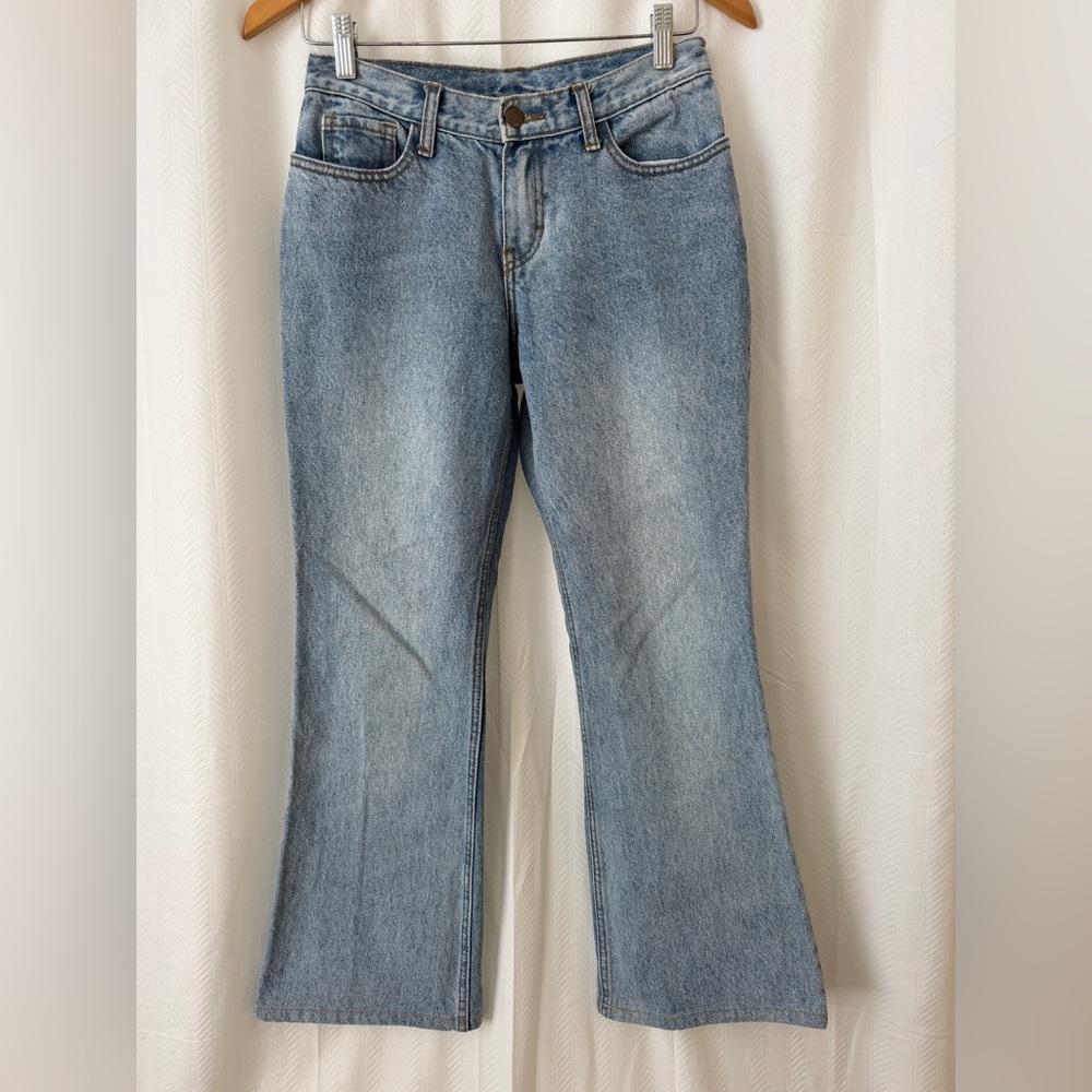 Brandy Melville J. Galt Classic Women's Light Blue Bootcut Denim Jeans